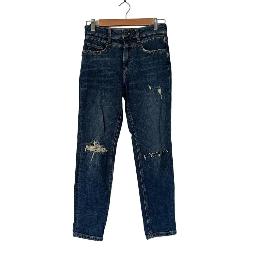 Anthropologie Pilcro Women's Size 26 High Waist Distressed Jeans - Picture 1 of 5